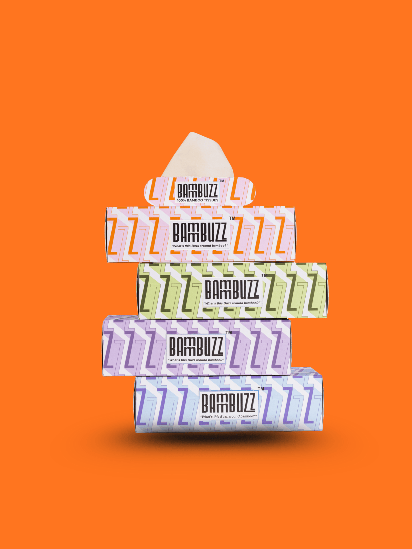 Bamboo Facial Tissue (Pack of 4)