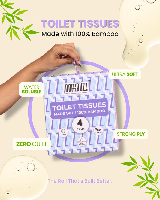 Bamboo Toilet Rolls (Pack of 2)